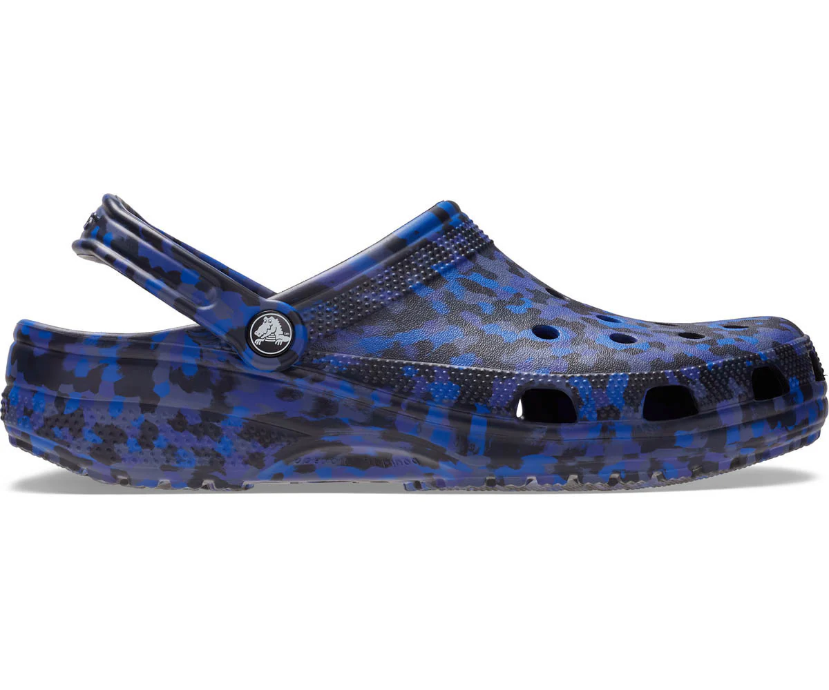Classic Confetti Clog - Blue Bolt/Multi