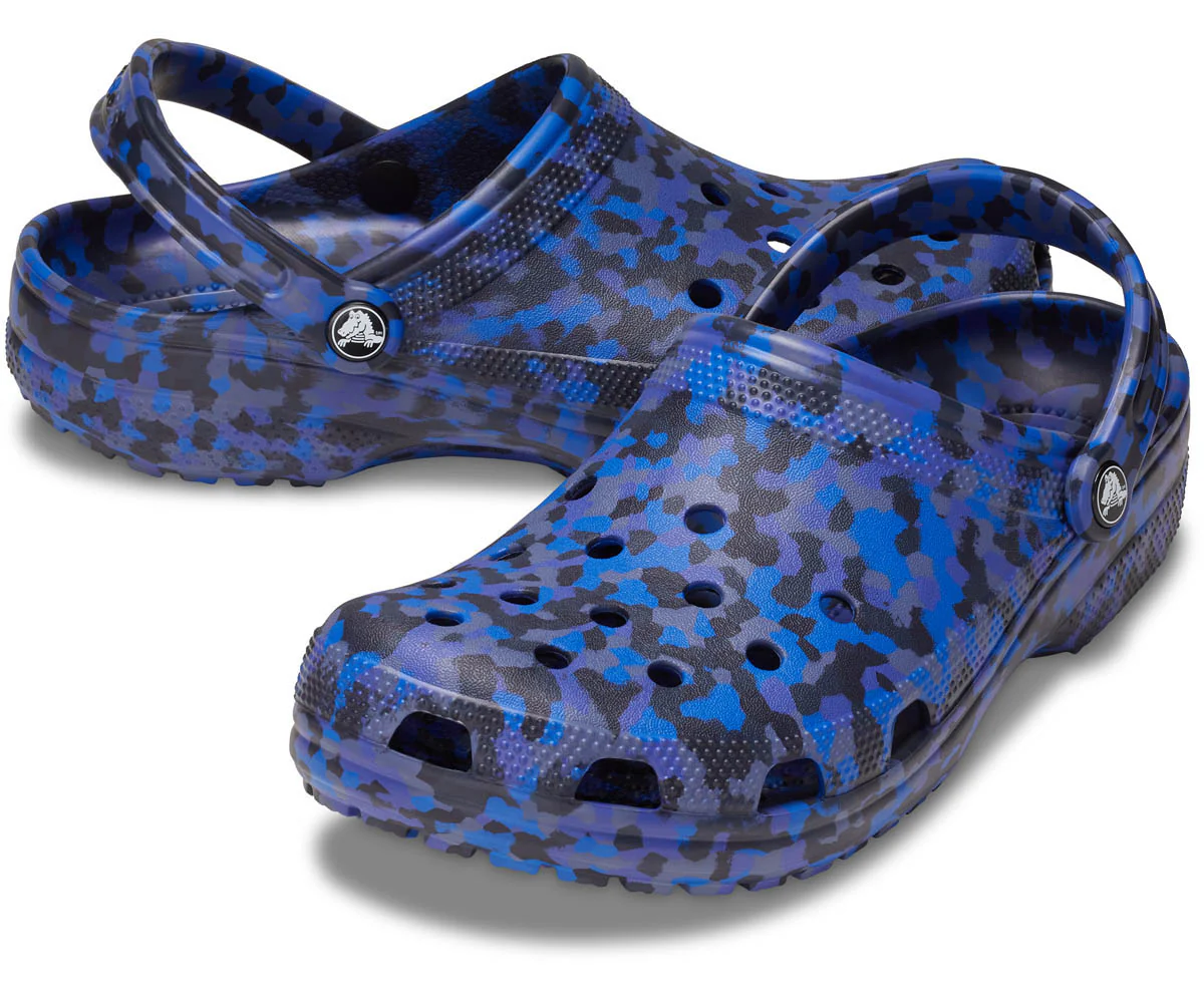 Classic Confetti Clog - Blue Bolt/Multi - Image 2