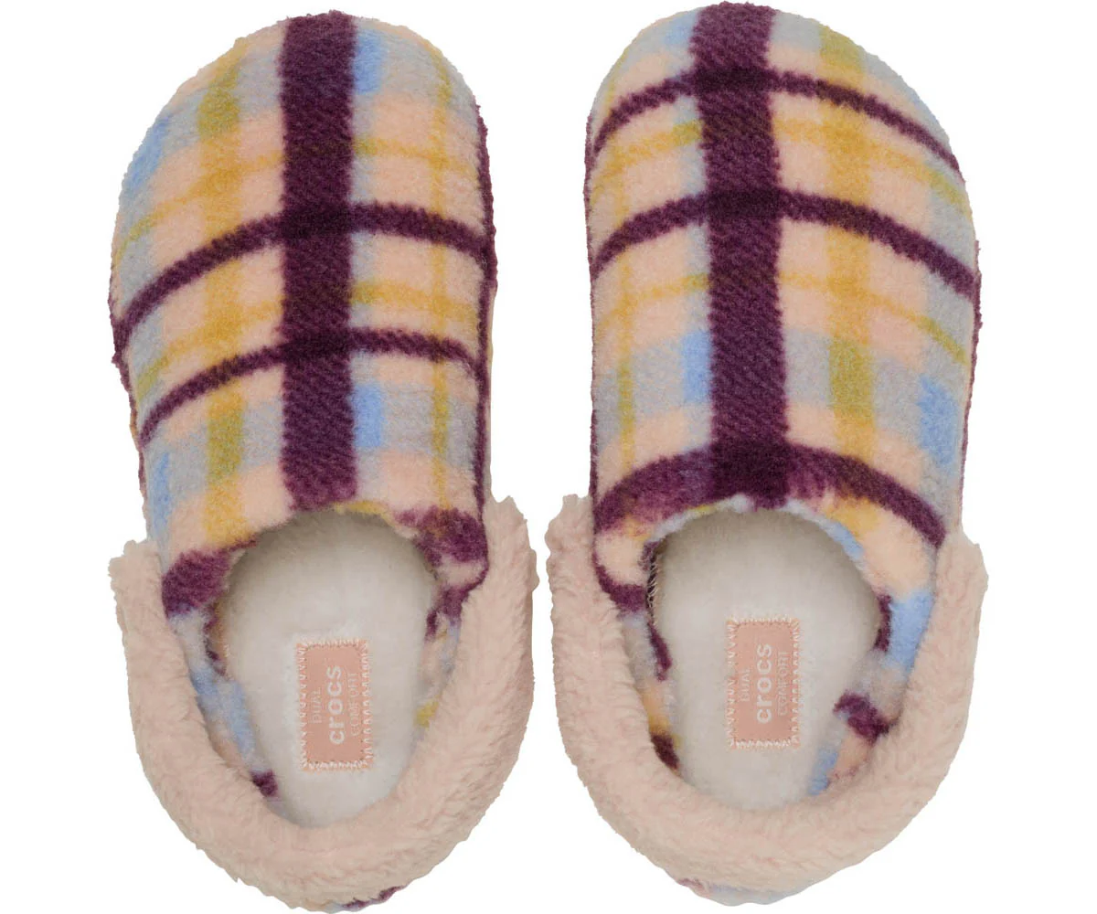 Classic Cozzzy Plaid Slipper  - Pink Caramel - Image 3