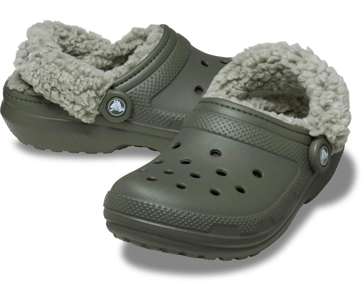 Classic Fleece Lined Clog  - Dusty Olive - Image 2