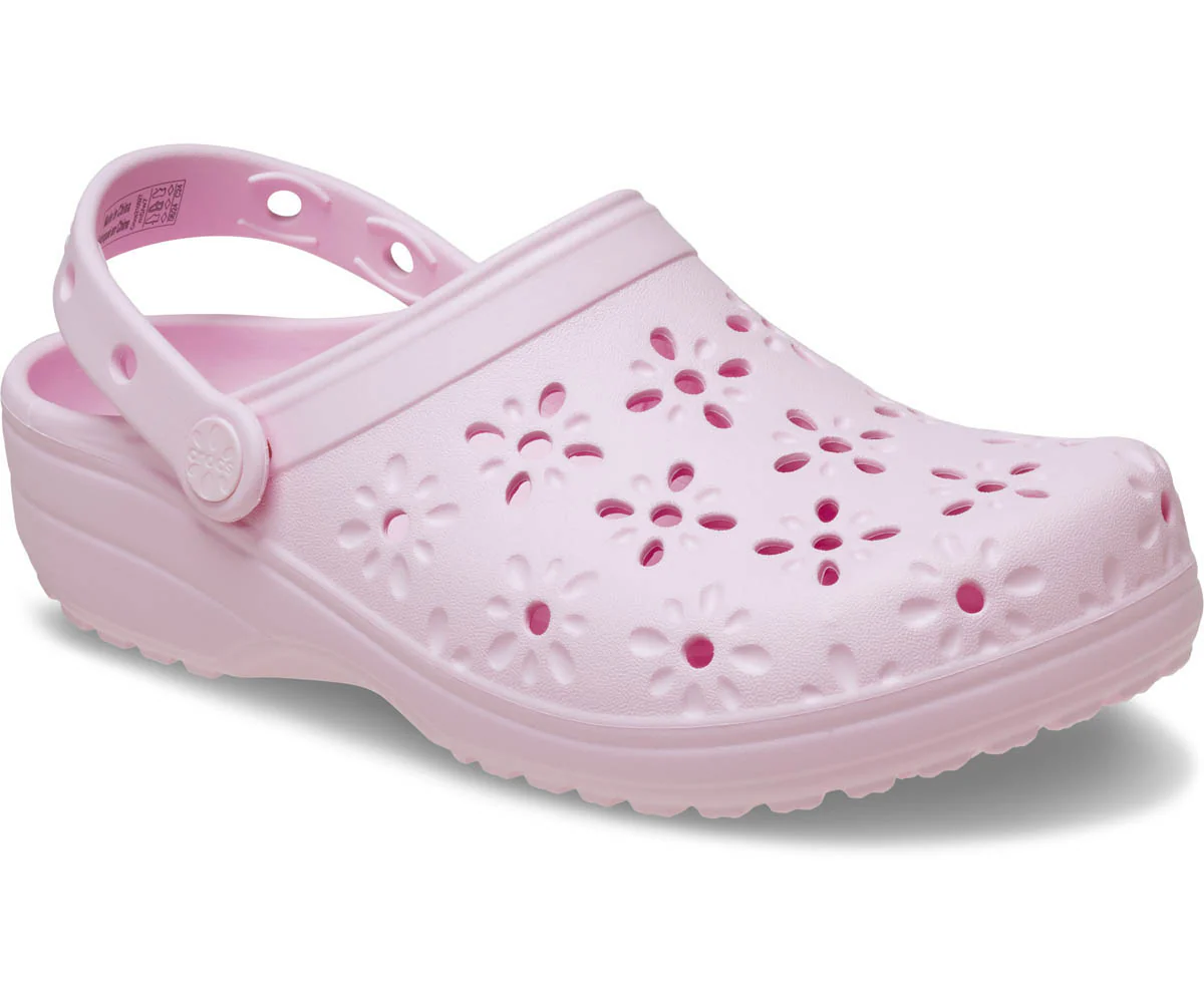 Classic Floral Cut Out Clog - Pink Milk - Image 5