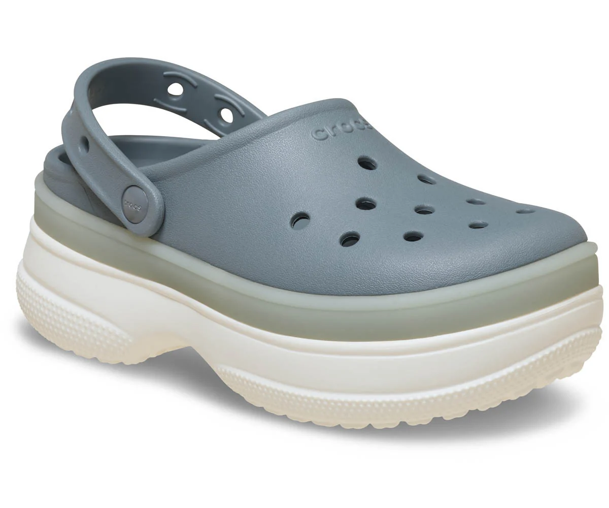 Classic Frosted Stacked Clog - Concrete - Image 5