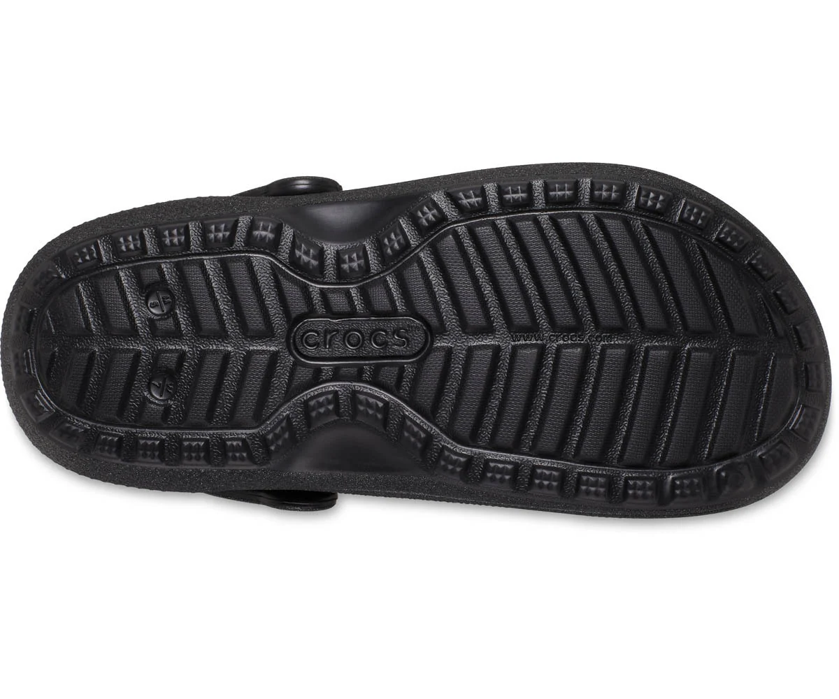 Classic FuzzLined Glitter Clog  - Black - Image 4