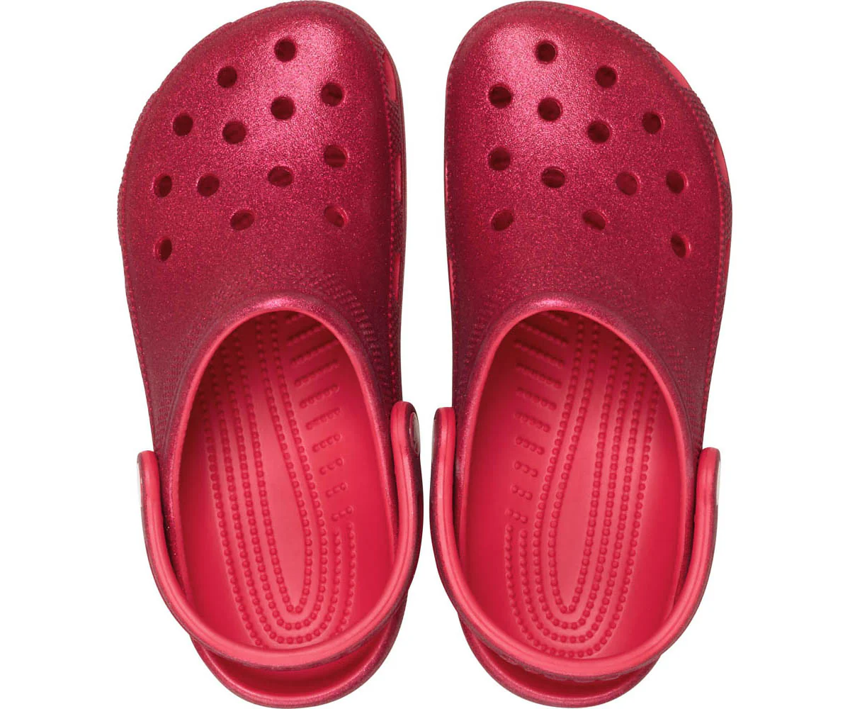 Classic Glitter Clog - Digital Raspberry Glitter - Image 3