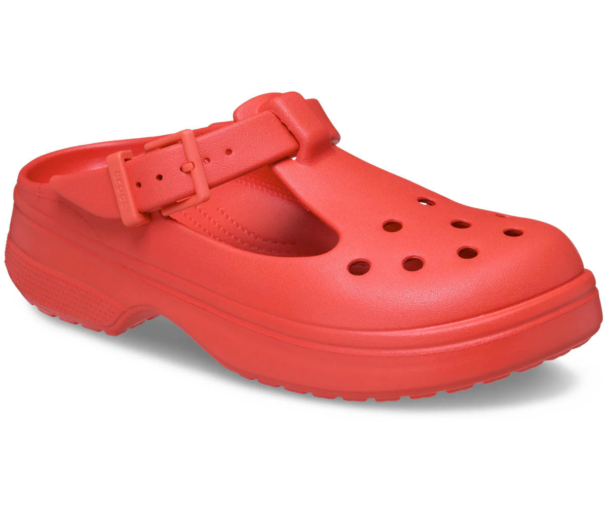 Classic Mary Jane Clog  - Cherry Red - Image 5
