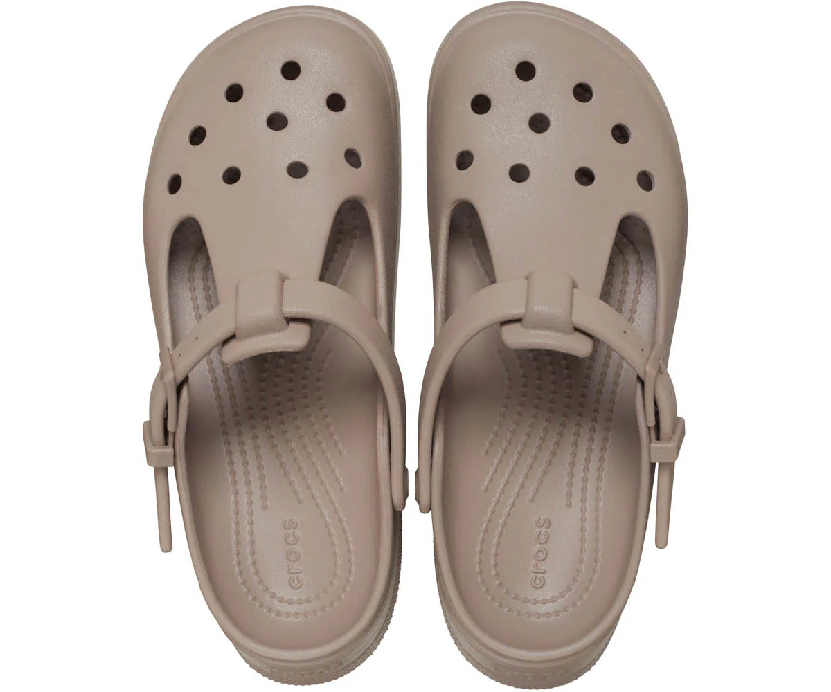 Classic Mary Jane Clog - Taupe - Image 3
