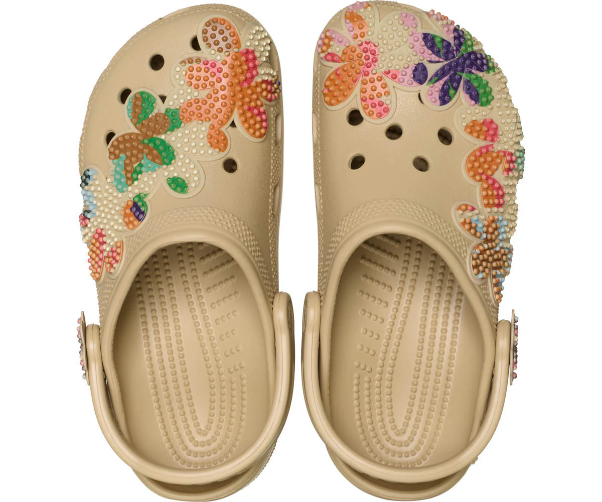 Classic Summer Beaded Clog - Beige - Image 3