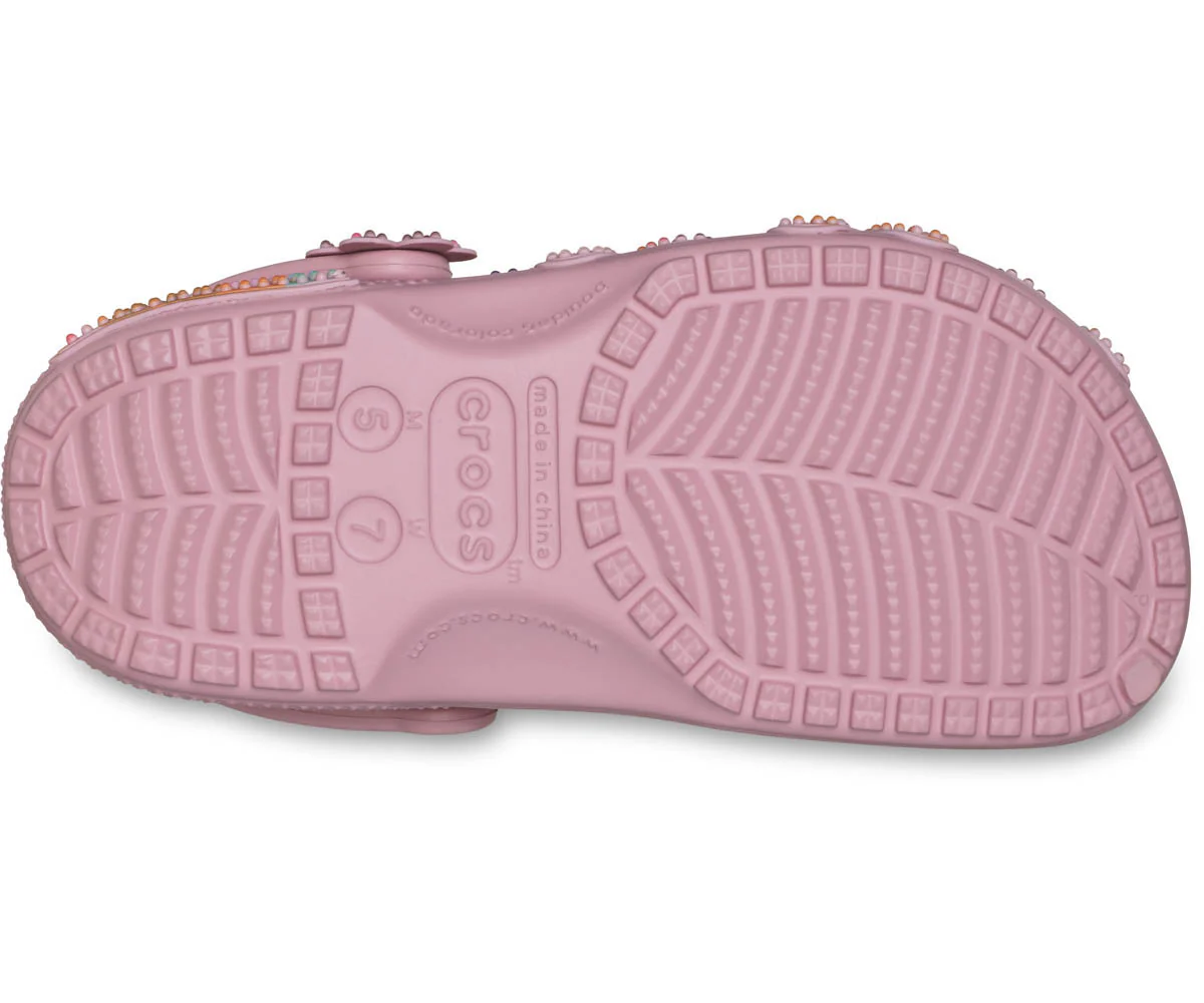 Classic Summer Beaded Clog  - Mauve - Image 4