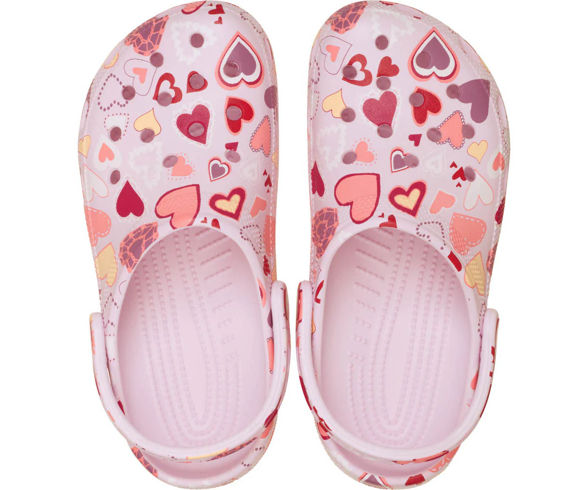 Classic Vday Clog - Pink Milk/Hearts - Image 3