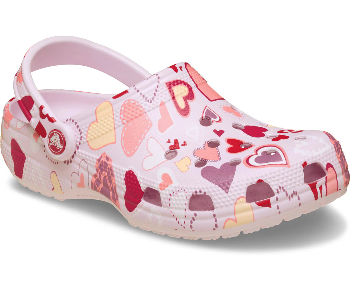 Classic Vday Clog - Pink Milk/Hearts - Image 5