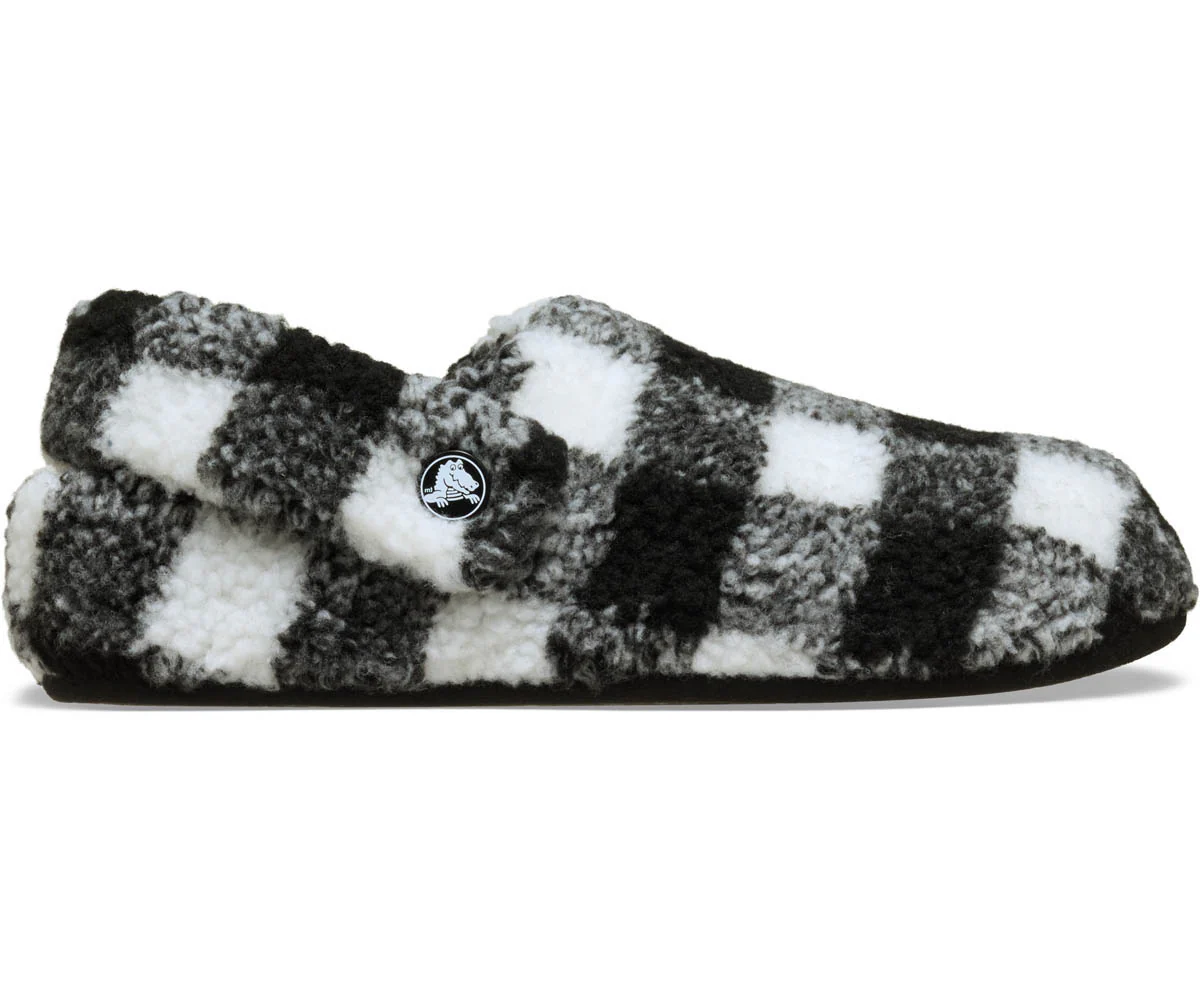 ClassicBuffCheckCozzzySlipper - Black/White