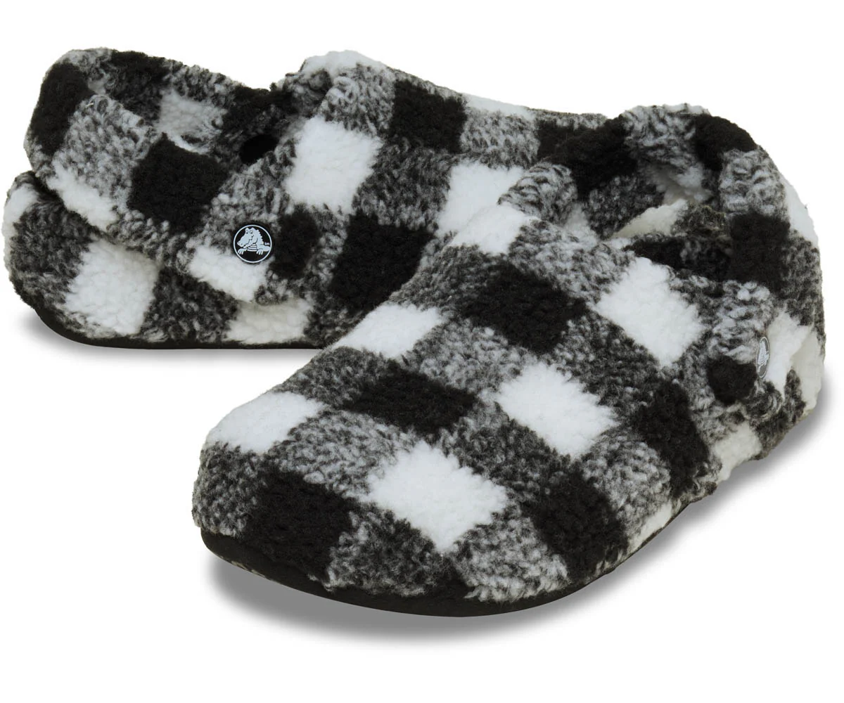 ClassicBuffCheckCozzzySlipper - Black/White - Image 2