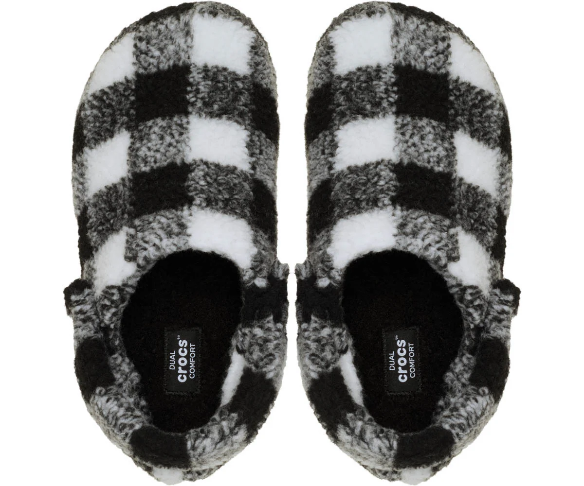 ClassicBuffCheckCozzzySlipper - Black/White - Image 3