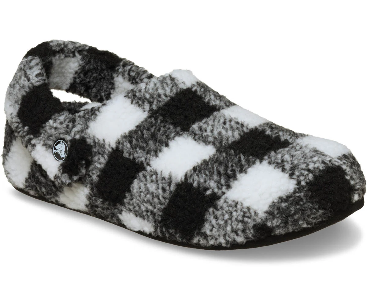 ClassicBuffCheckCozzzySlipper - Black/White - Image 5