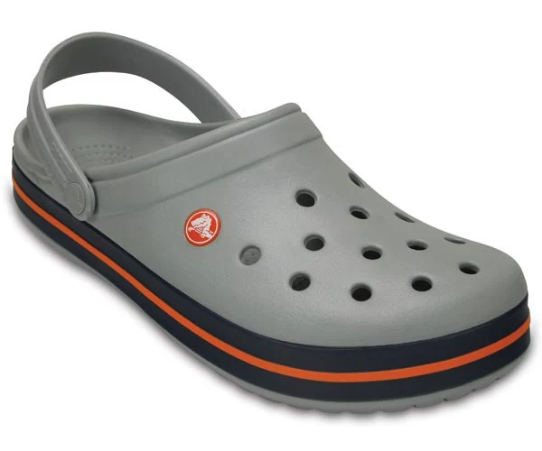 Crocband Clog - Light Grey/Navy - Image 4