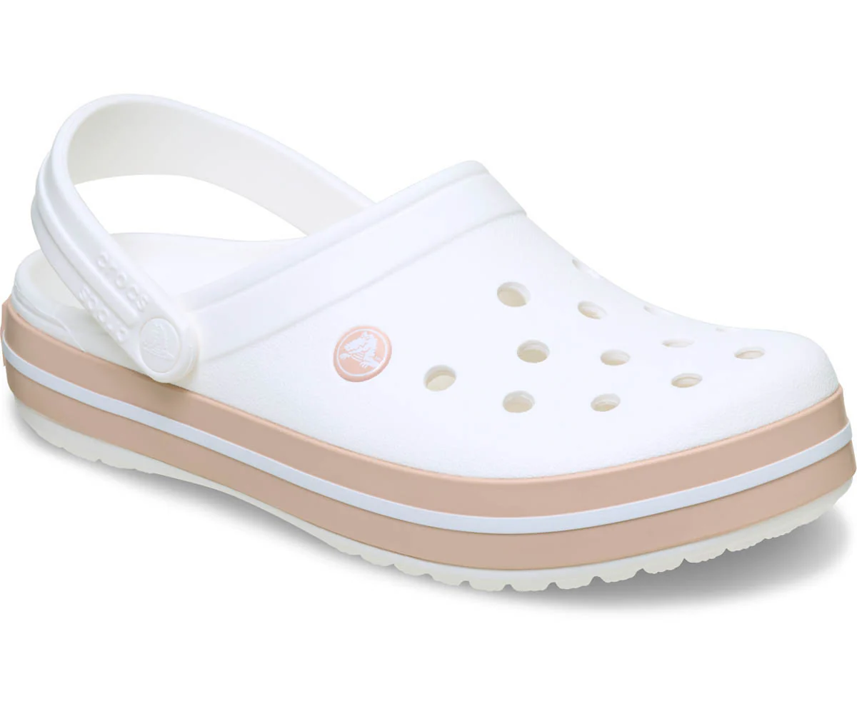 Crocband Clog - White/Pink Caramel - Image 5