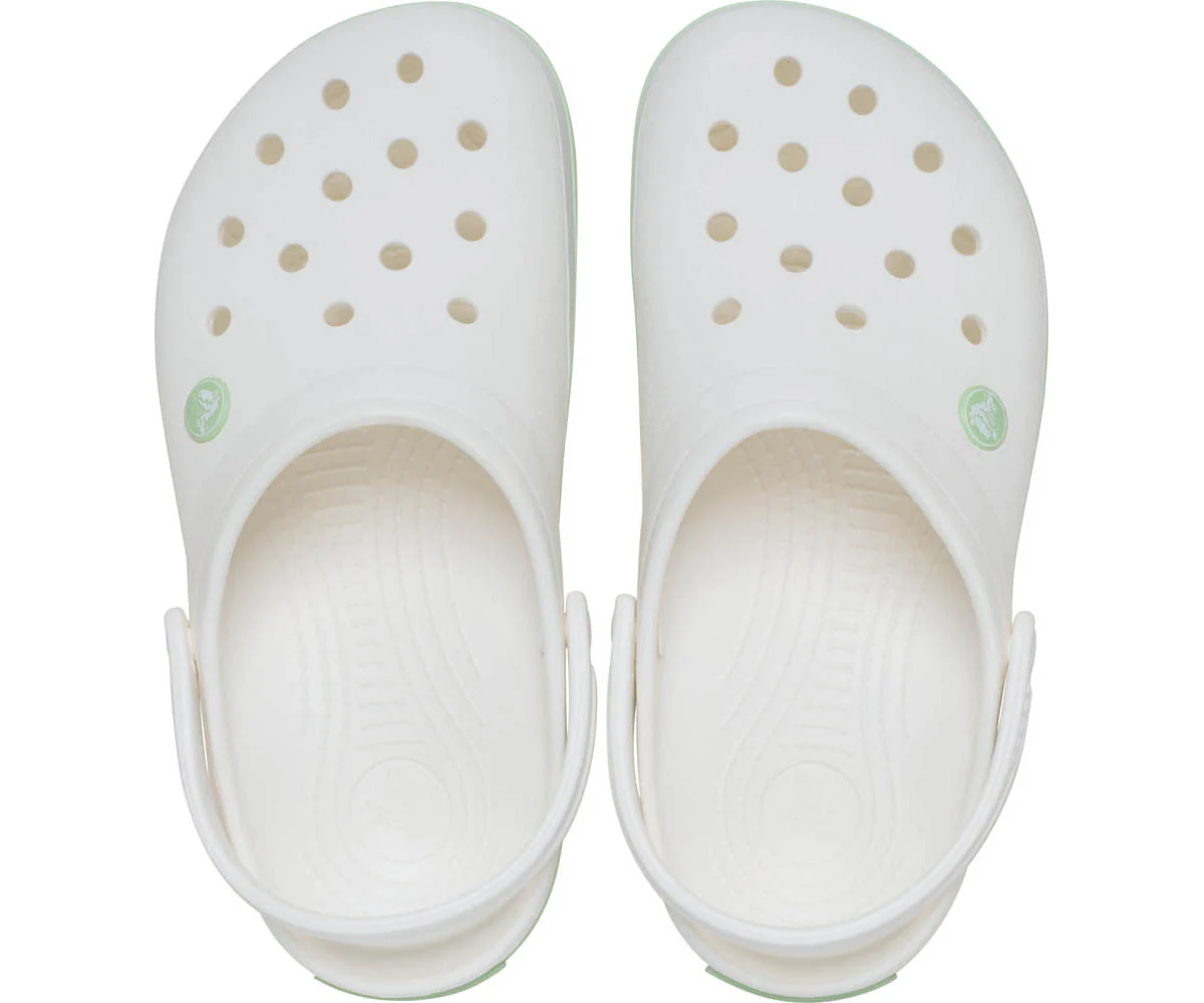 Crocband Clog  - White/Serene Green - Image 3