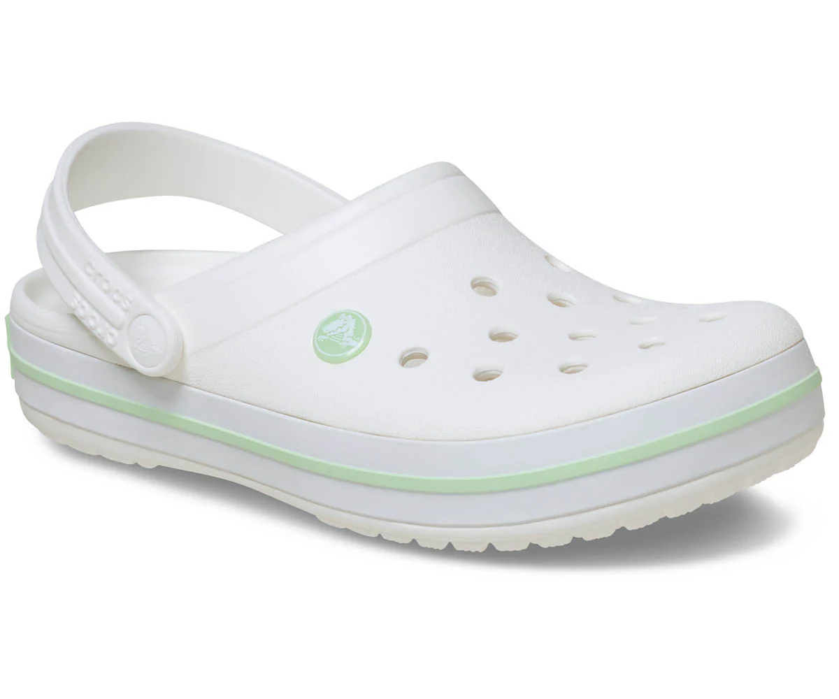 Crocband Clog  - White/Serene Green - Image 5