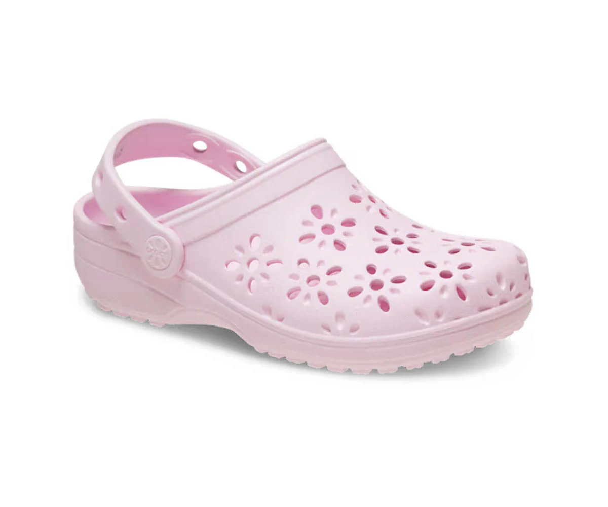 K's Classic Floral CutOut Clog - Pink Milk - Image 5
