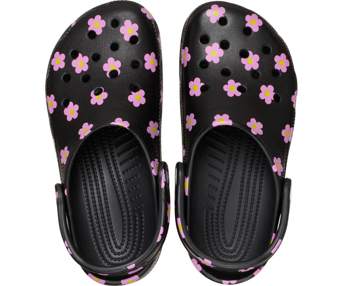 K's Classic Flower Clog - Black - Image 3