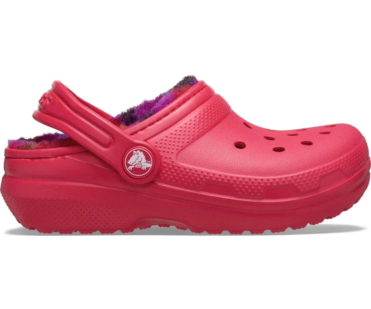 K's Classic LinedBoldCheckClog  - Digital Raspberry