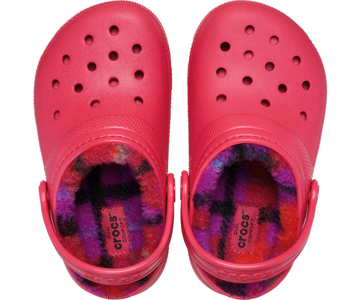 K's Classic LinedBoldCheckClog  - Digital Raspberry - Image 3