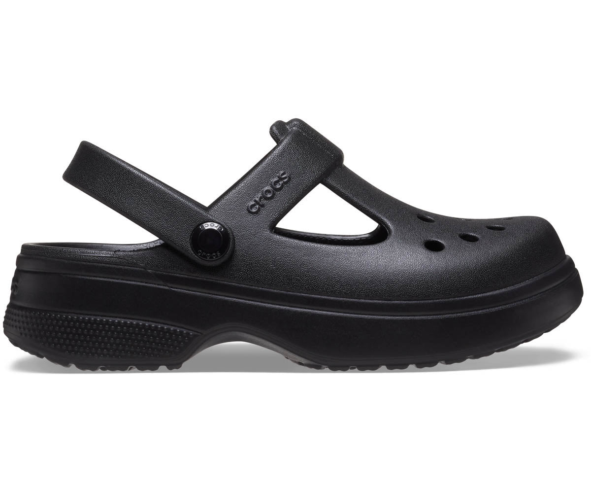 K's Classic Mary Jane Clog  - Black
