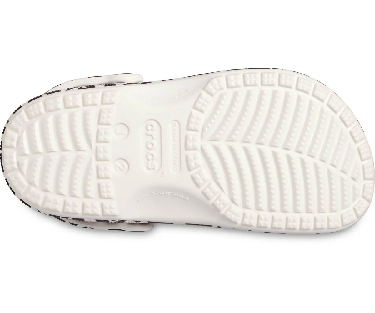 K's Classic WarpedChecker Clog  - White/Black - Image 4