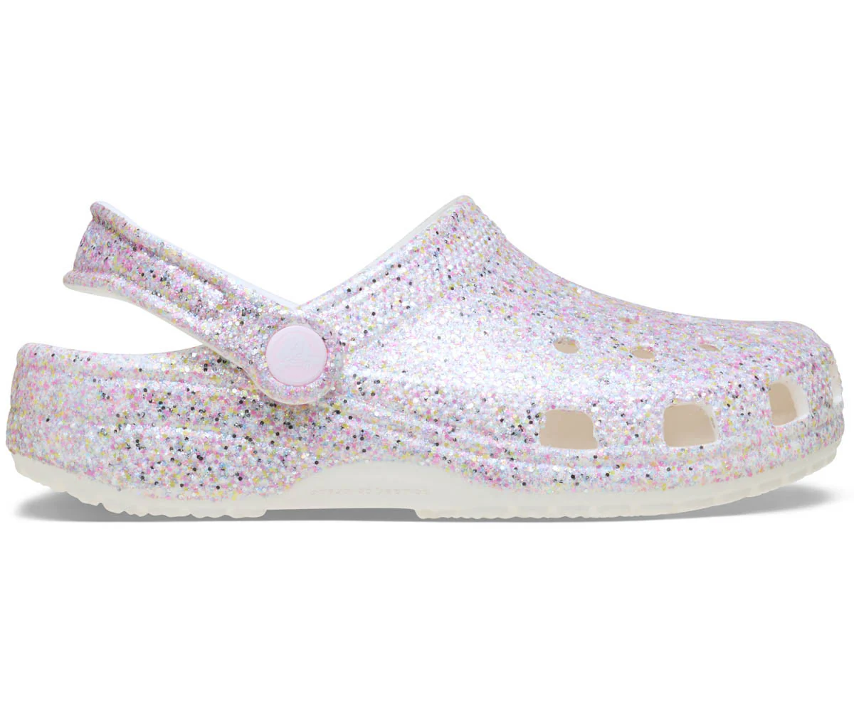 K's ClassicFantasyGlitter Clog  - White