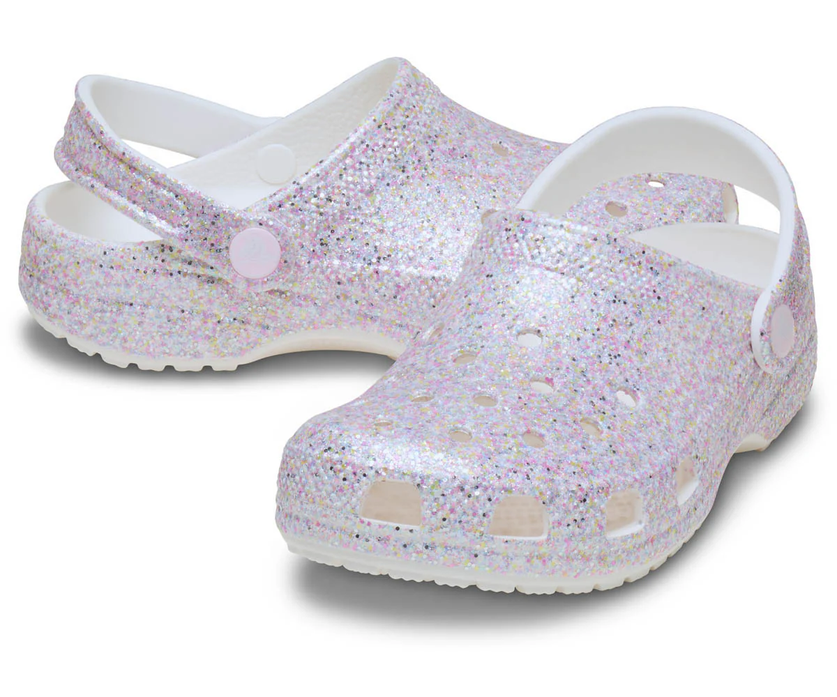 K's ClassicFantasyGlitter Clog  - White - Image 2