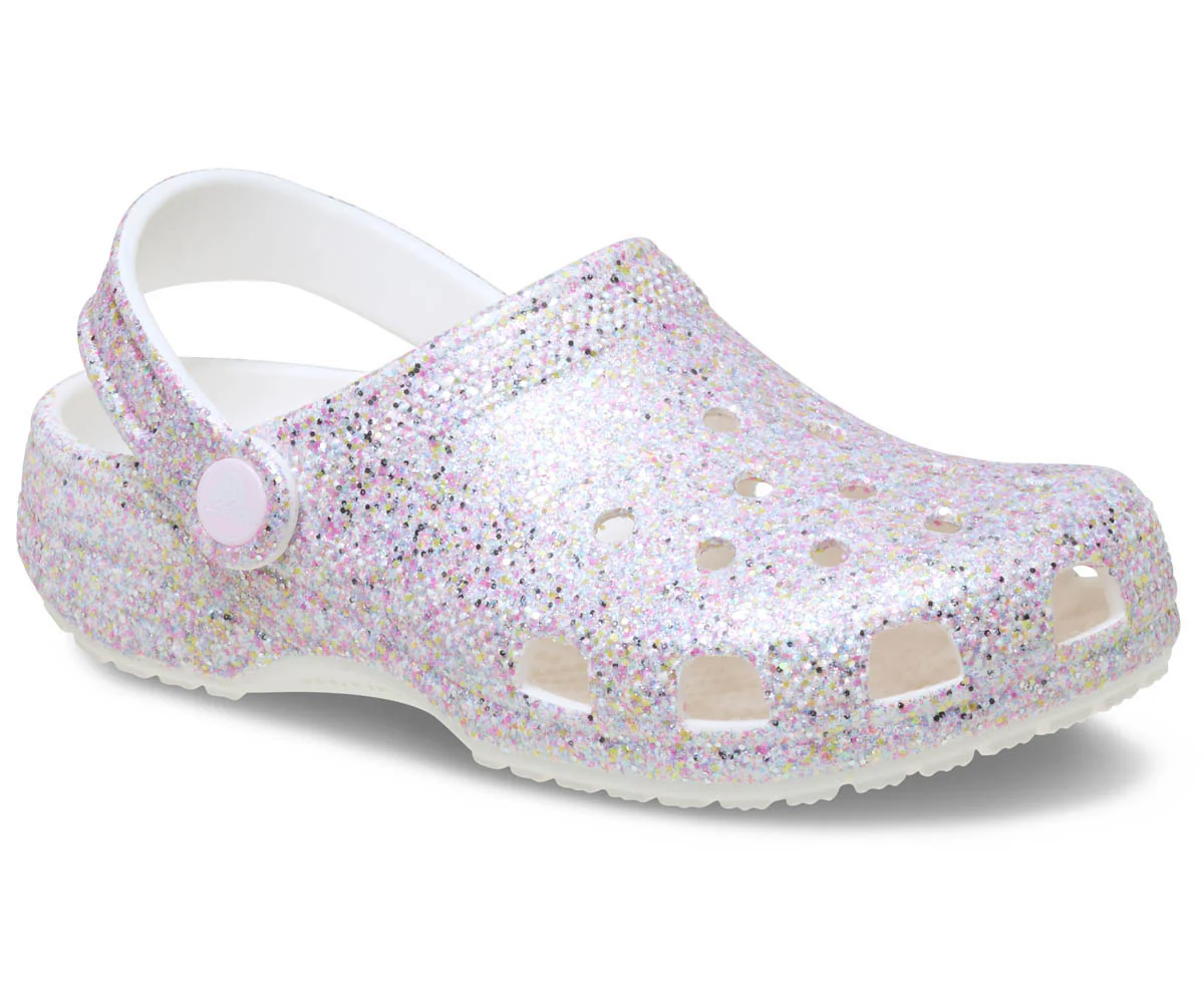 K's ClassicFantasyGlitter Clog  - White - Image 5