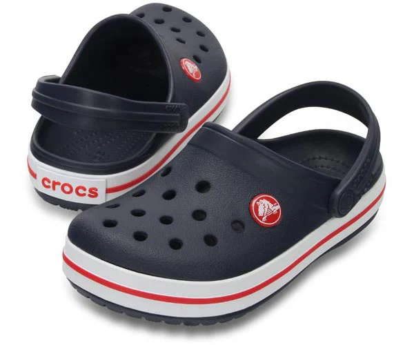 K's Crocband Clog - Navy/Red - Image 3