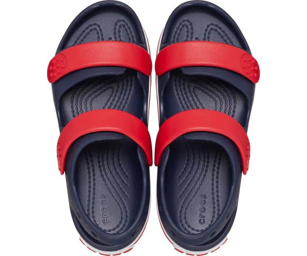 K's Crocband Cruiser Sandal - Navy/Varsity Red - Image 3
