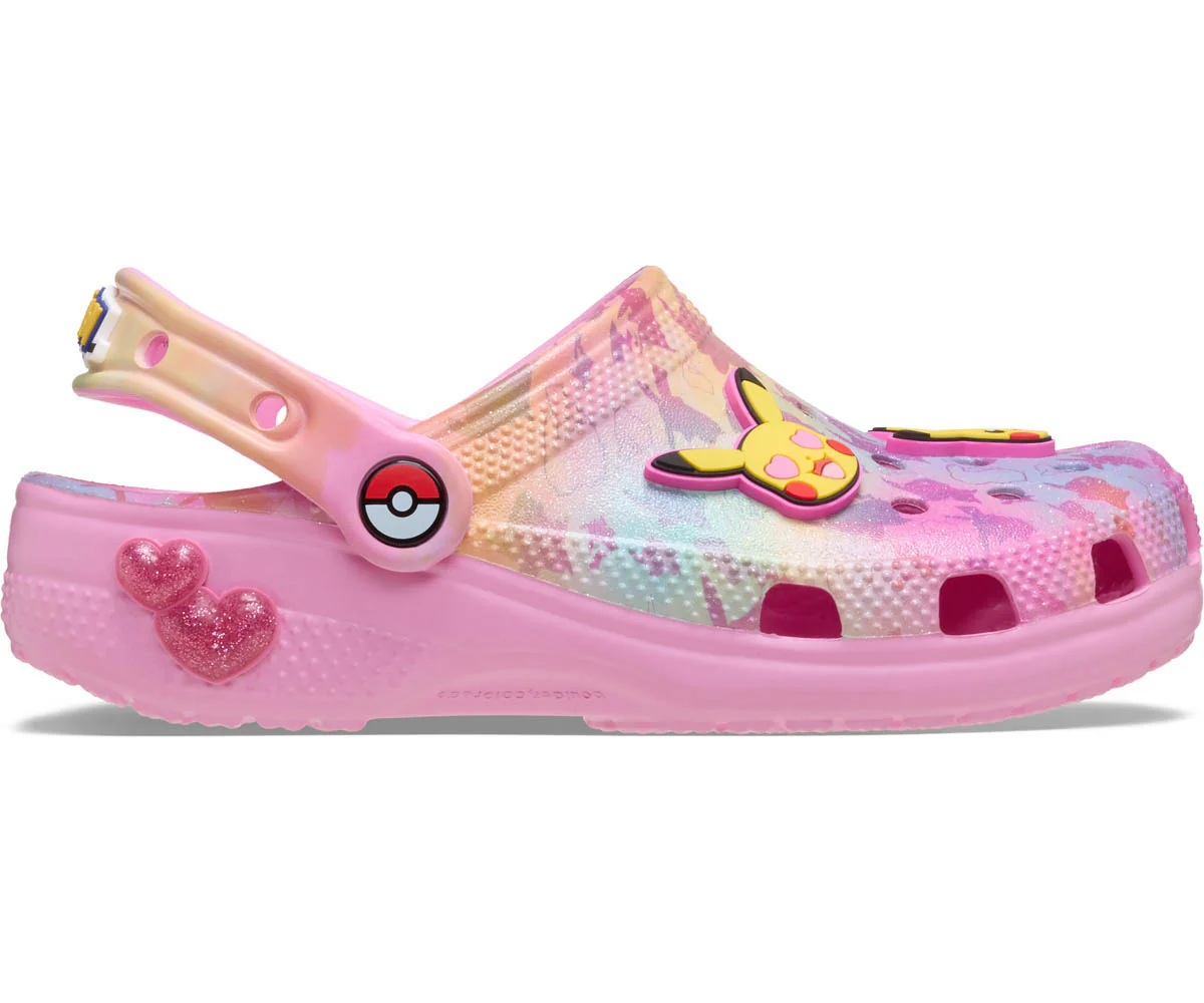 K's Pikachu Pink Classic Clog - Multi