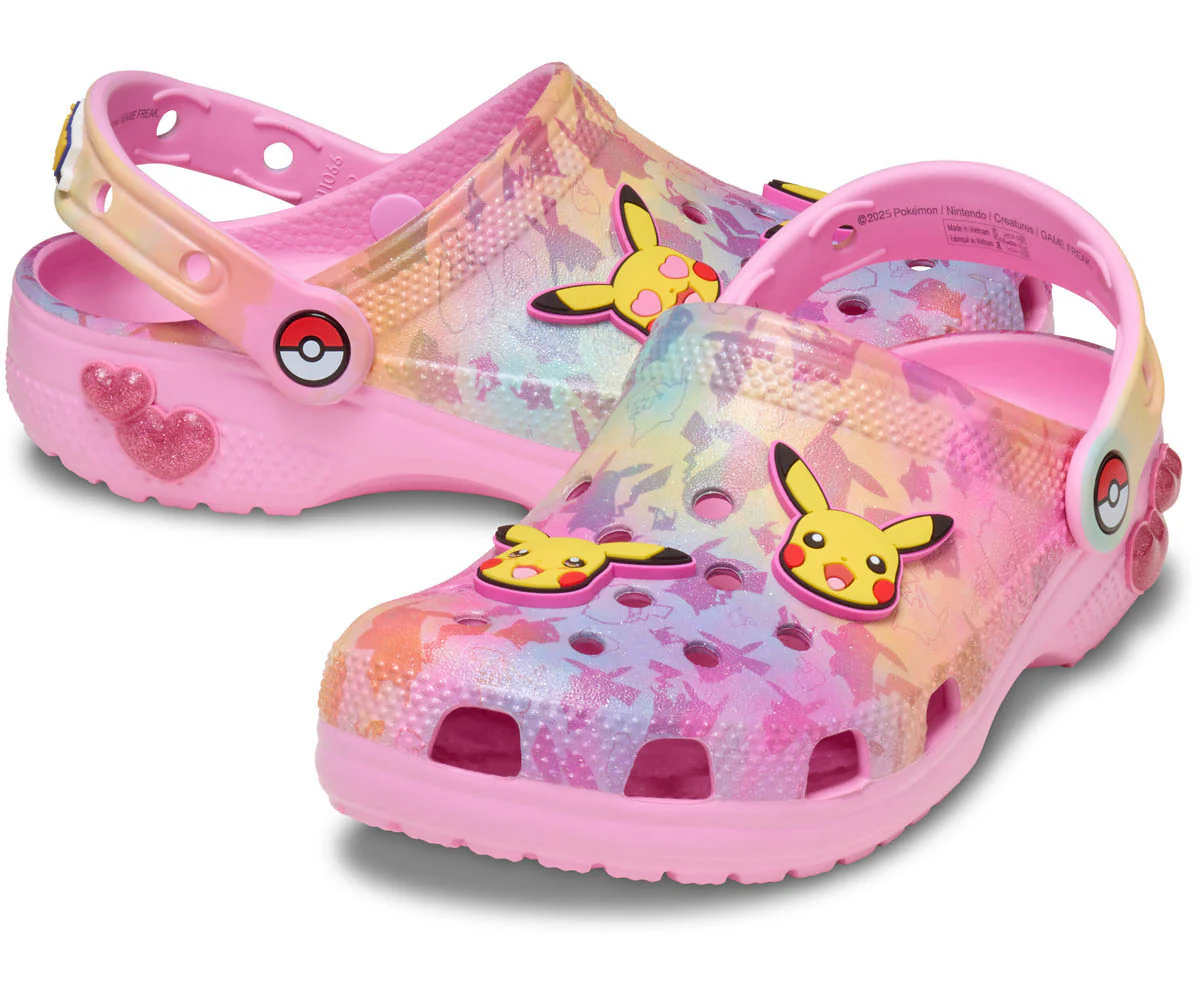K's Pikachu Pink Classic Clog - Multi - Image 2