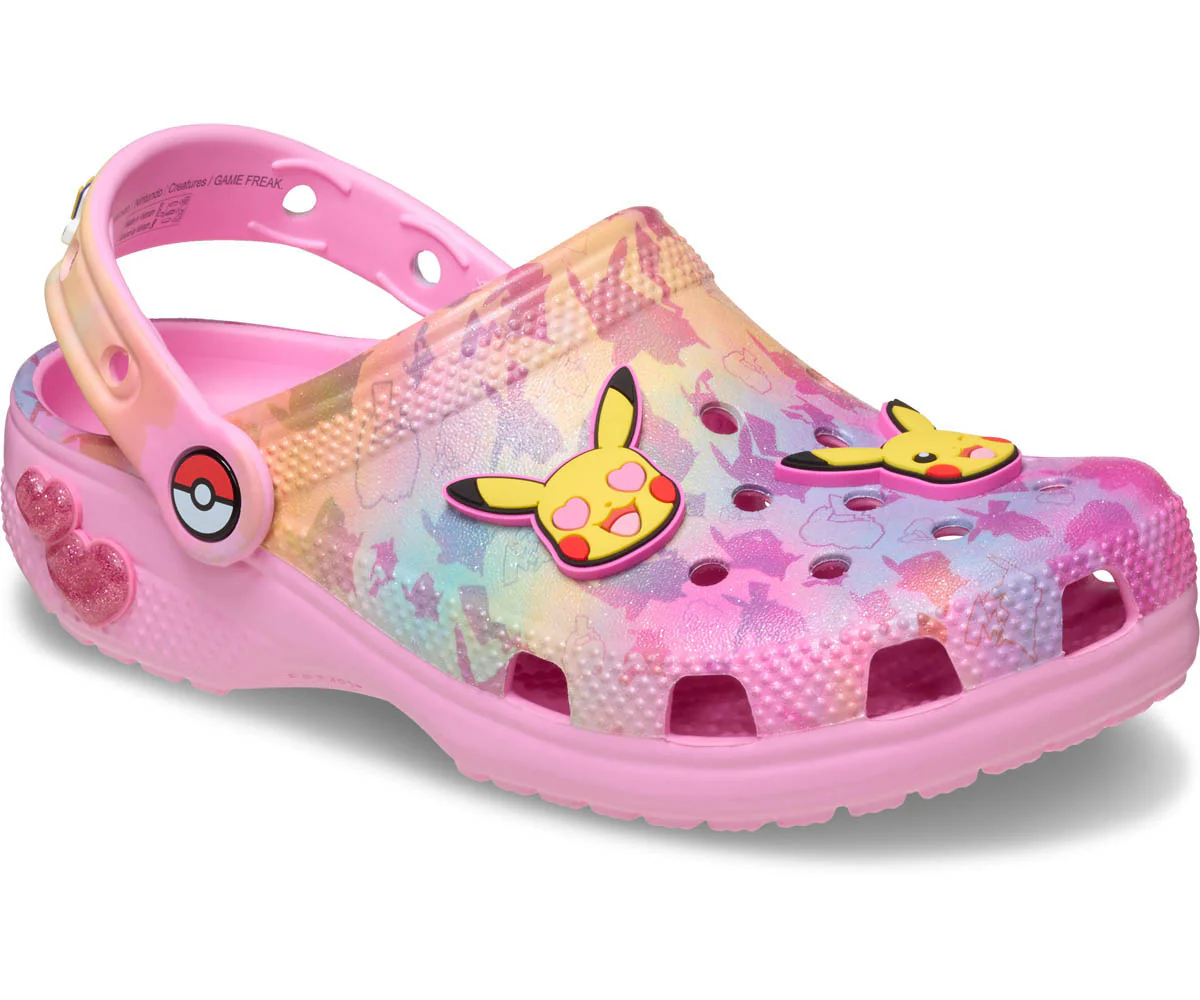 K's Pikachu Pink Classic Clog - Multi - Image 5