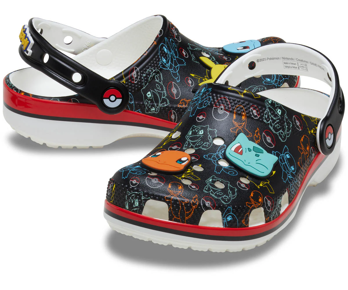 K's Pokemon Print Classic Clog  - Multi - Image 2