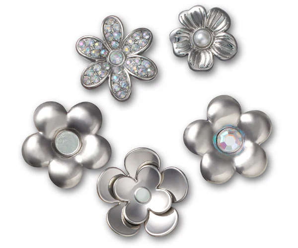 Monochrome Slvr Flwrs/5 Pack 1Einh.=1Pack