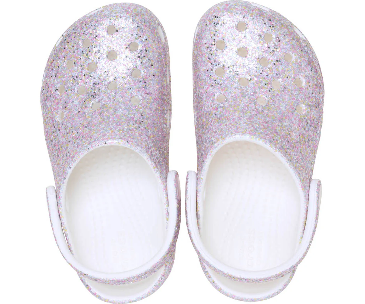 T's Classic FantasyGlitterClog - White - Image 3