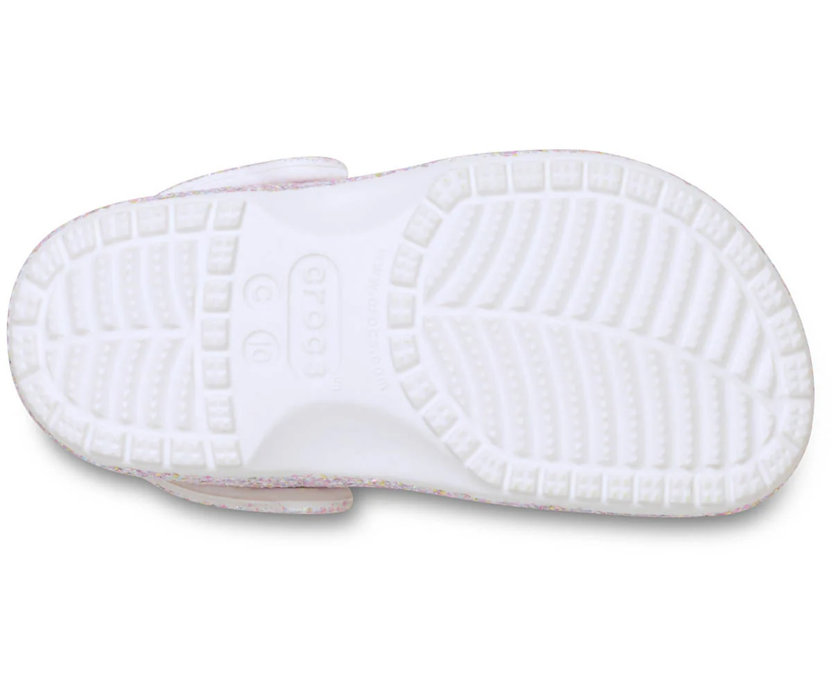 T's Classic FantasyGlitterClog - White - Image 4