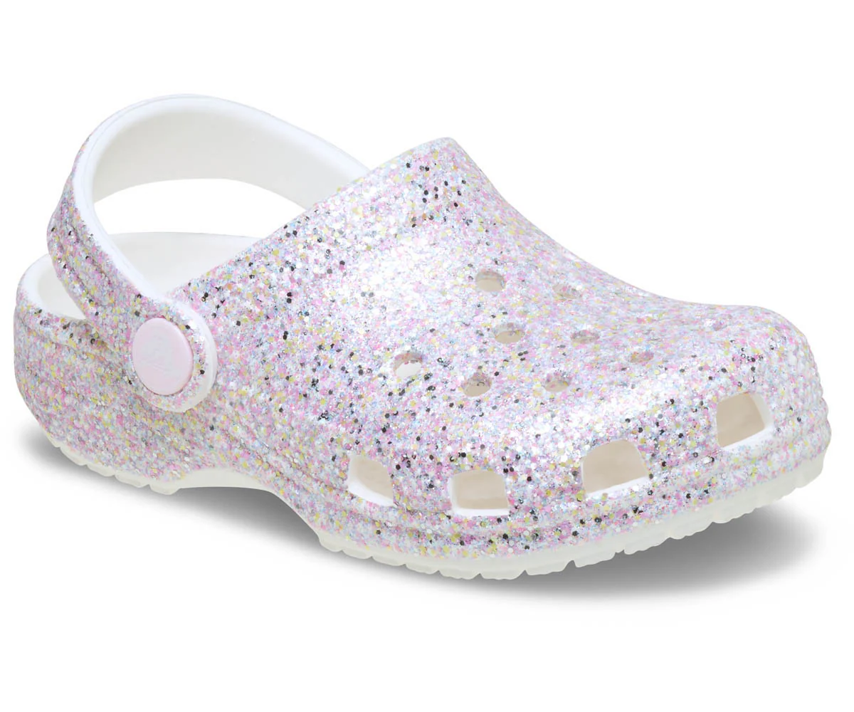 T's Classic FantasyGlitterClog - White - Image 5