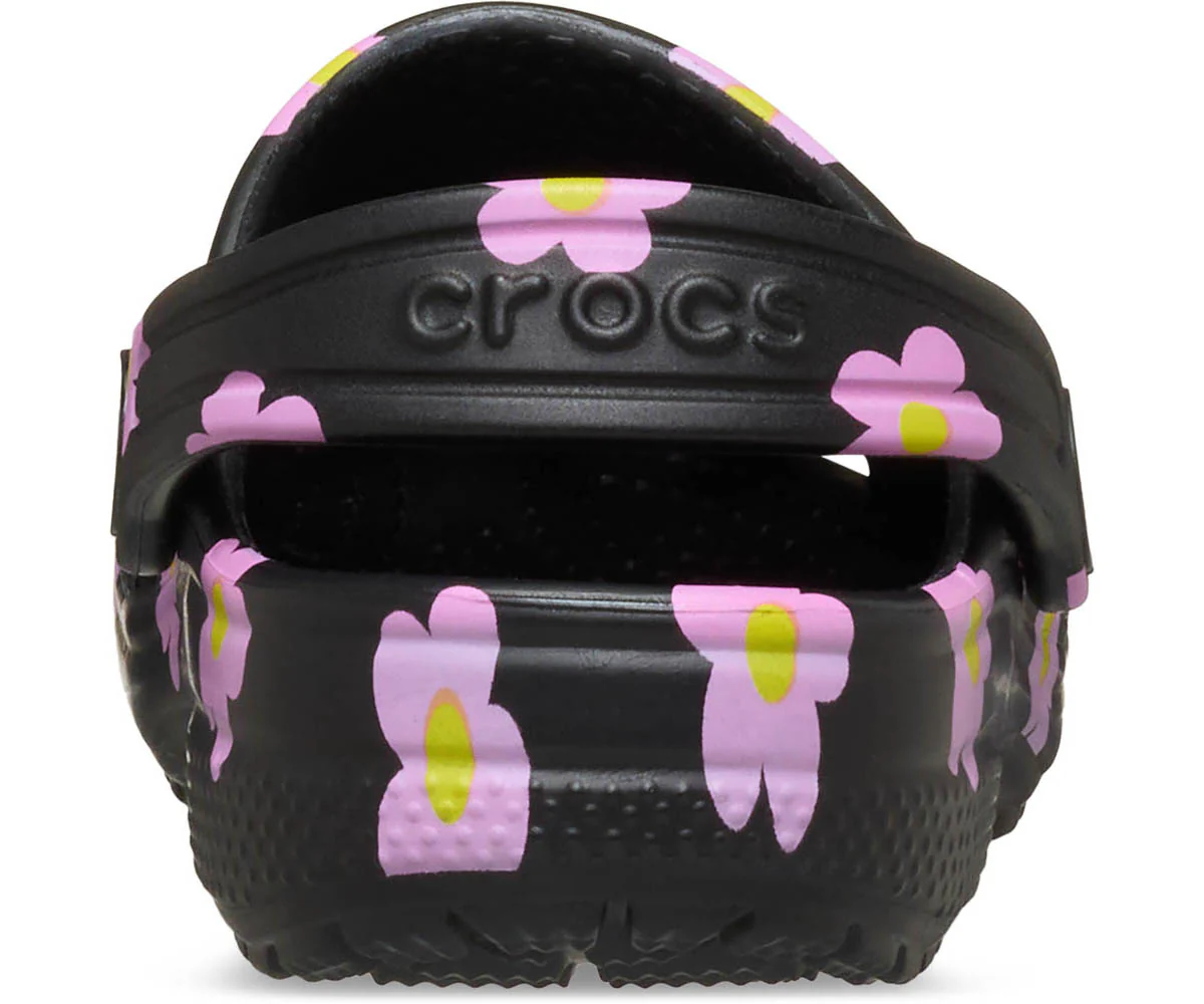 T's Classic Flower Clog  - Black - Image 6