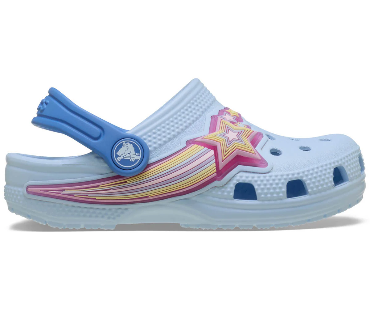T's Classic Star Lights Clog  - Blue Frost