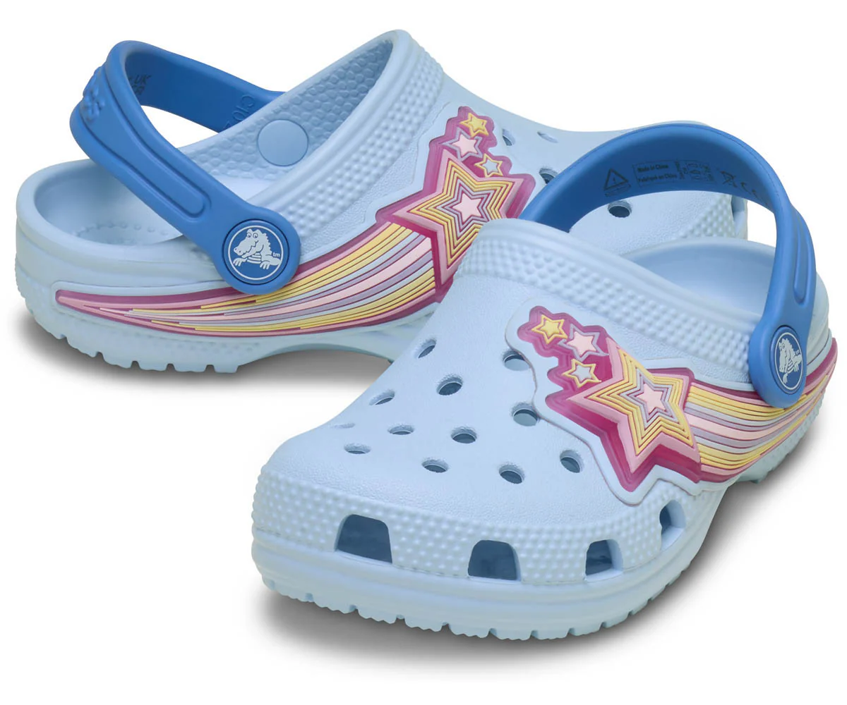 T's Classic Star Lights Clog  - Blue Frost - Image 2