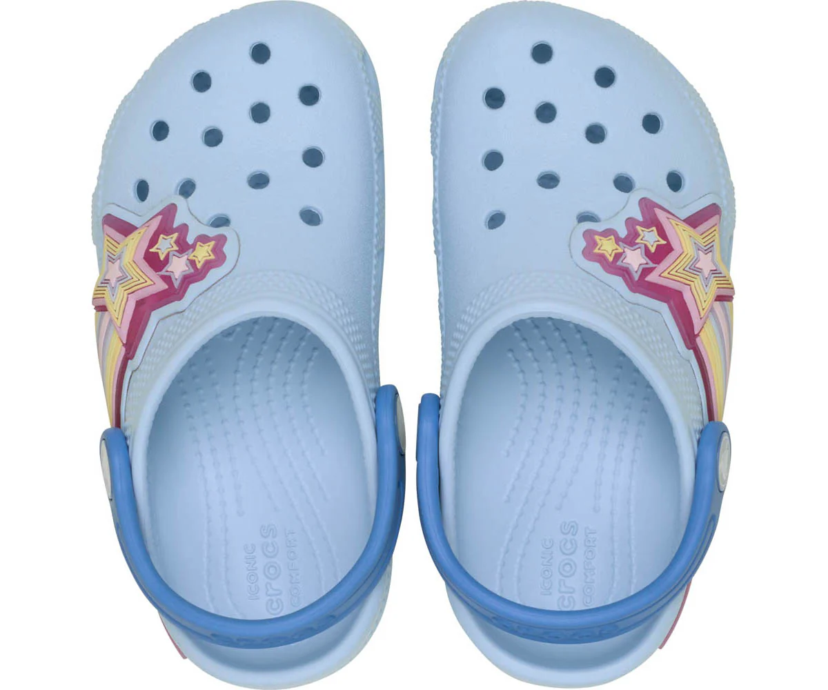 T's Classic Star Lights Clog  - Blue Frost - Image 3