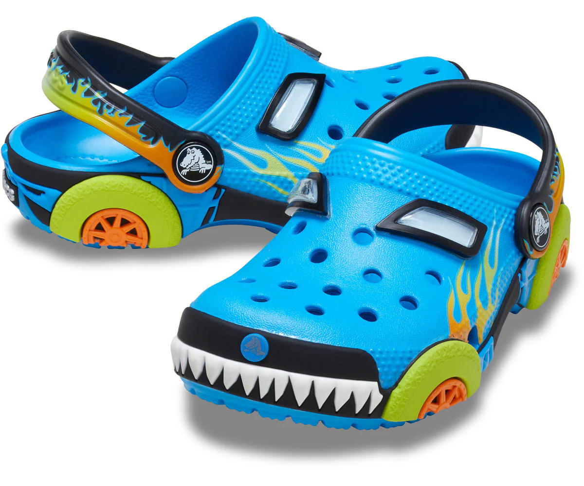 T's ClassicIAMMonsterTruckClog  - Neon Ocean - Image 2