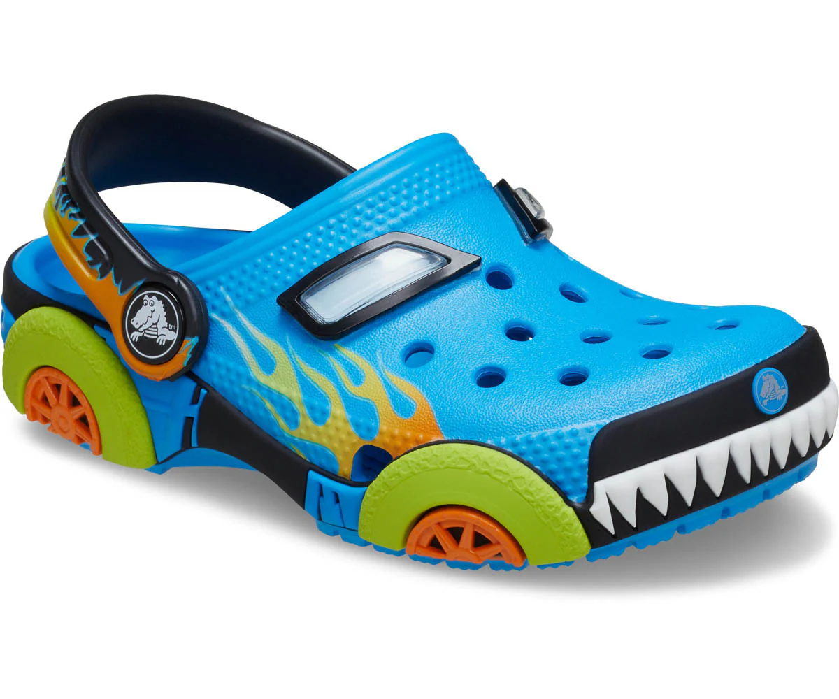 T's ClassicIAMMonsterTruckClog  - Neon Ocean - Image 5