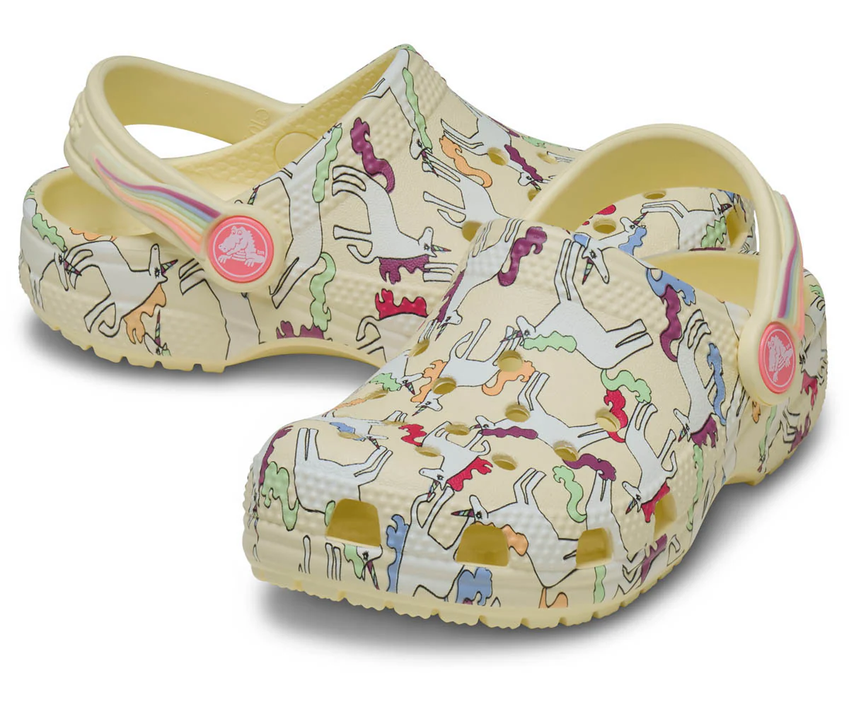 T's ClassicUnicornGraphic Clog  - Yellow Light - Image 2