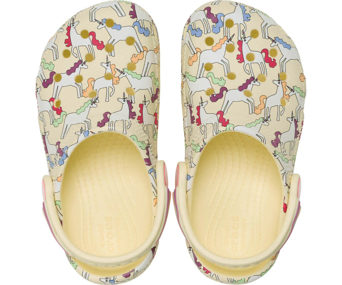 T's ClassicUnicornGraphic Clog  - Yellow Light - Image 3
