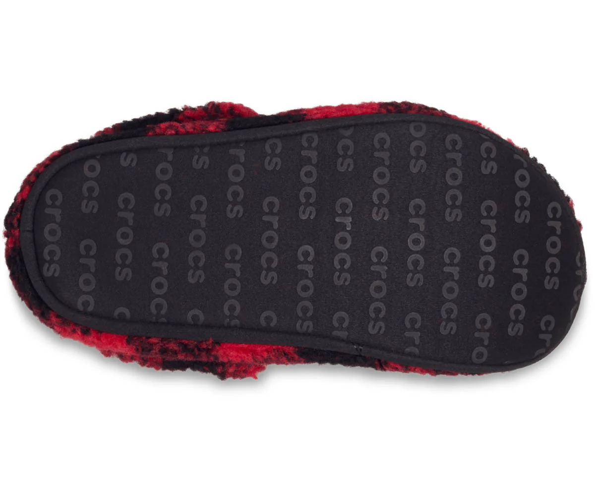 T's Cls BuffCheckCozzzySlipper - Varsity Red/Black - Image 4